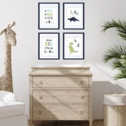 4pc Mod Dinosaur Art Prints Set - Sweet Jojo Designs -Professional Childrens Furniture Store GUEST 00684f62 6e85 4a82 8f08 9c36fcf442d9