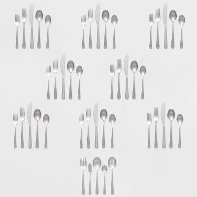 45pc Harrington Flatware Set Silver - Threshold™ 3 45pc Harrington Flatware Set Silver - Threshold™ - Image 3