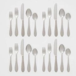 20pc Luxor 18/10 Stainless Steel Flatware Set - Threshold Signature™ -Professional Childrens Furniture Store GUEST 0249df9c 4528 4fe4 ae3a bb1cbcc9fee2