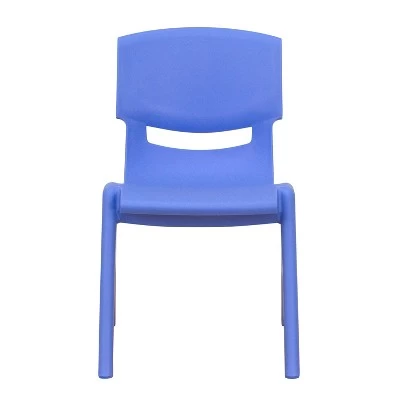 Emma And Oliver 2 Pack Plastic Stackable School Chair With 12"H Seat, Preschool Seating 8 Emma And Oliver 2 Pack Plastic Stackable School Chair With 12"H Seat, Preschool Seating - Image 8