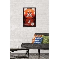 Trends International Disney Pixar Turning Red - Teaser One Sheet Framed Wall Poster Prints