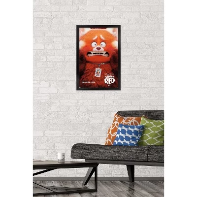 Trends International Disney Pixar Turning Red - Teaser One Sheet Framed Wall Poster Prints 1 Trends International Disney Pixar Turning Red - Teaser One Sheet Framed Wall Poster Prints
