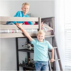 Max & Lily Twin High Loft Bed With Bookcase And Desk -Professional Childrens Furniture Store GUEST 0360ef0f e2f1 4945 a6c6 6c56f2954675