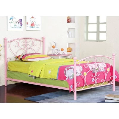 Twin Allen Kids' Metal Bed - IoHOMES 1 Twin Allen Kids' Metal Bed - IoHOMES