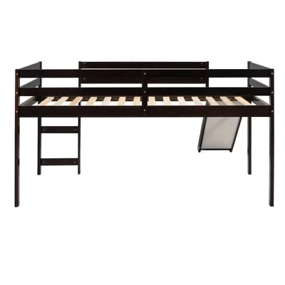 Twin Size Loft Bed With Slide - ModernLuxe 6 Twin Size Loft Bed With Slide - ModernLuxe - Image 6