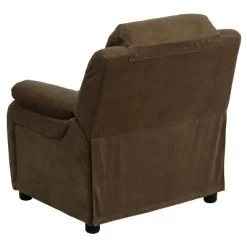 Emma And Oliver Deluxe Padded Contemporary Kids Recliner With Storage Arms -Professional Childrens Furniture Store GUEST 05ac8ae6 82f8 42eb 82cc 615b95e7f7dc