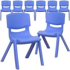 Flash Furniture 8 Pack Plastic Stackable School Chair With 12" Seat Height -Professional Childrens Furniture Store GUEST 0614ae7d 29db 4e87 b8af 316c88854eb1