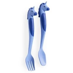 2pc Plastic Unicorns Utensil Set - Dinneractive -Professional Childrens Furniture Store GUEST 06602e40 b5d3 4223 8da4 45e62c582656