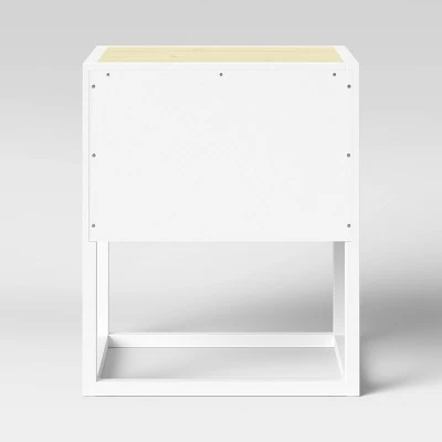 Wood Kids' Nightstand Knock Down White/Natural - Pillowfort™ 3 Wood Kids' Nightstand Knock Down White/Natural - Pillowfort™ - Image 3