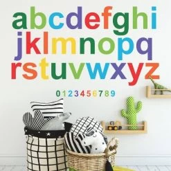 Colorful Lowercase Alphabet Giant Peel And Stick Wall Decals - RoomMates -Professional Childrens Furniture Store GUEST 08b147e5 cff2 4a5c ad88 e79a859a1ae6