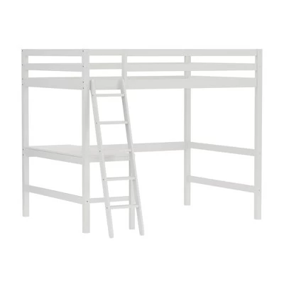 Full Caspian Loft Bed White - Hillsdale Furniture 10 Full Caspian Loft Bed White - Hillsdale Furniture - Image 10