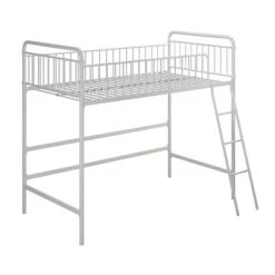 Twin Kaila Metal Loft Bed White - Room & Joy -Professional Childrens Furniture Store GUEST 0a2f2e2f 7b96 4b82 978d 208d5c4138c6
