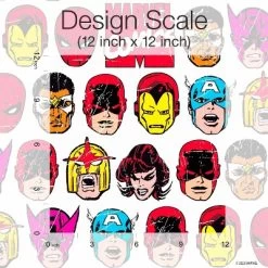 Marvel Comics Classic Faces Peel & Stick Wallpaper - RoomMates -Professional Childrens Furniture Store GUEST 0b058ec1 ff02 4ac2 a242 14941ac885bf