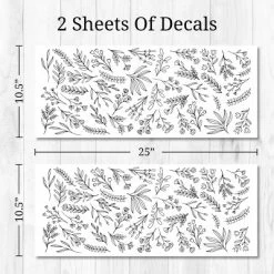 Black Flowers Wall Decor - Decalcomania -Professional Childrens Furniture Store GUEST 0b182511 9071 474e 9679 4efd0aaa70f4