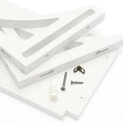 36" Topsy Turvey 2 In 1 Kids' Shelf With Brackets For Underneath Or Facing Upward White - InPlace -Professional Childrens Furniture Store GUEST 0c066f58 ccee 4e93 82b7 5e11fb6a877f