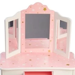 Fashion Twinkle Star Gisele Play Vanity Set Pink/White - Teamson Kids -Professional Childrens Furniture Store GUEST 0c149566 f47b 46dc 8f41 48e74f4c1359