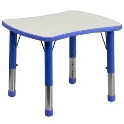 Flash Furniture 21.875"W X 26.625"L Rectangular Plastic Height Adjustable Activity Table -Professional Childrens Furniture Store GUEST 0c52a941 3985 4136 a786 1e0885cce5ad