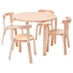 ECR4Kids Bentwood Table And Curved Back Chair Set, Kids Wood Furniture -Professional Childrens Furniture Store GUEST 0c7217e1 b97f 4ec8 8670 8db3531a0512