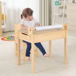 Costway Toddler Multi Activity Table With Chair Kids Art & Crafts Table With Paper Roll Holder -Professional Childrens Furniture Store GUEST 0d3d7ddf 625c 4c89 82b8 ae9424cf7403