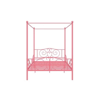 Full Clara Metal Bed Pink - Room & Joy 5 Full Clara Metal Bed Pink - Room & Joy - Image 5