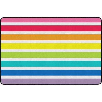 Flagship Carpets Hello Sunshine Striped Area Rug 6 Flagship Carpets Hello Sunshine Striped Area Rug - Image 6