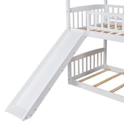 House Shape Twin Over Twin Bunk Bed With Slide - ModernLuxe -Professional Childrens Furniture Store GUEST 0ea6c974 e71c 4add a256 7bfa72783649