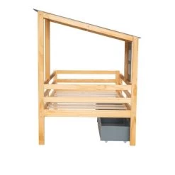 Twin Size House Low Loft Bed With Two Storage Drawers - ModernLuxe -Professional Childrens Furniture Store GUEST 0f666091 bf13 4454 ac3f 1cc0a4331580