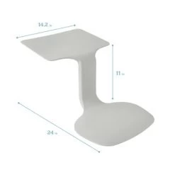 ECR4Kids The Surf Portable Lap Desk, Flexible Seating, One-Piece Writing Table, (10-Pack)