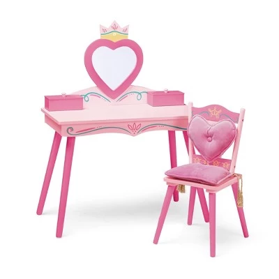 Princess Vanity Table And Chair Set - WildKin 7 Princess Vanity Table And Chair Set - WildKin - Image 7