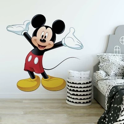 Roommates Mickey And Friends Mickey Mouse Peel And Stick Giant Wall Decal 1 Roommates Mickey And Friends Mickey Mouse Peel And Stick Giant Wall Decal