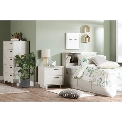 Fynn 2-Drawer Nightstand - South Shore 1 Fynn 2-Drawer Nightstand - South Shore