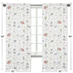 2pc Animal Print Sweet Jojo Designs On The Farm Window Panel - Sweet Jojo Designs -Professional Childrens Furniture Store GUEST 14e7036d 3efa 49ff 8527 07fc09f779d7