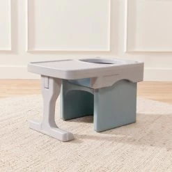 ECR4Kids Tri-Me Cube Chair Desk, Kids Furniture, Light Grey -Professional Childrens Furniture Store GUEST 1549ec42 8063 49a2 bc1e 7c1561a4d024