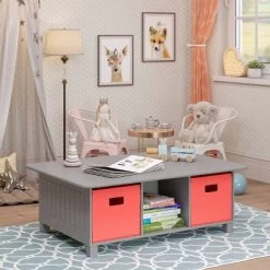 Kids' 6 Cubby Storage Activity Table - RiverRidge Home -Professional Childrens Furniture Store GUEST 158b4090 7d79 41e1 9d2f 05f25f73592e