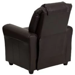 Emma And Oliver Contemporary Kids Recliner With Cup Holder And Headrest -Professional Childrens Furniture Store GUEST 15fd0186 8632 4bef a851 f899eb2d6e45