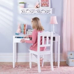 Guidecraft Kids' Dahlia Desk And Chair Set -Professional Childrens Furniture Store GUEST 16d38097 8751 47d4 8a7f 50c24a2285e5