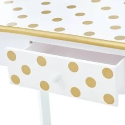 Fashion Polka Dot Gisele Play Vanity Set - Teamson Kids -Professional Childrens Furniture Store GUEST 18112941 8d9d 4dc9 af5d 6ec37bad1af4