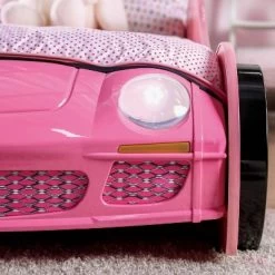 Twin Naglin Racing Car Bed With Led Headlight Pink - HOMES: Inside + Out 15 Twin Naglin Racing Car Bed With Led Headlight Pink - HOMES: Inside + Out -Professional Childrens Furniture Store GUEST 191dacaa 9e3c 4180 befd 1ac3e0e39890