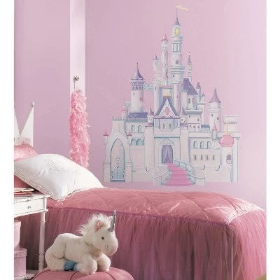 Roommates Disney Princess Princess Castle Peel And Stick Giant Wall Decal 1 Roommates Disney Princess Princess Castle Peel And Stick Giant Wall Decal