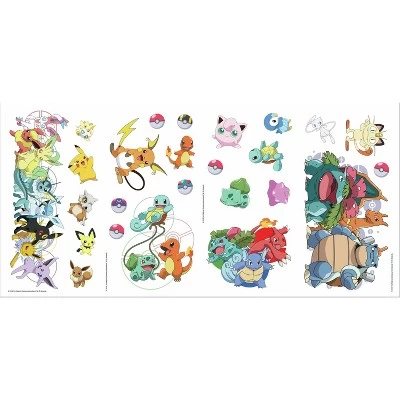 Pokemon Favorite Character Peel And Stick Wall Decal - RoomMates 2 Pokemon Favorite Character Peel And Stick Wall Decal - RoomMates - Image 2