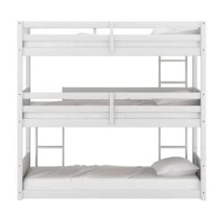 Twin Capri Wood Triple Bunk Bed White - Hillsdale Furniture 16 Twin Capri Wood Triple Bunk Bed White - Hillsdale Furniture -Professional Childrens Furniture Store GUEST 1a867f17 7cb2 44e1 8991 2eddc6d10602