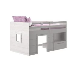 Max & Lily Loft Bed Twin Size Solid Wood Platform Bed Frame For Kids With Storage Drawer -Professional Childrens Furniture Store GUEST 1c153732 fd29 4970 9e81 21d863dc6489
