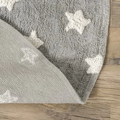 NuLOOm Raised Stars Kids Machine Washable Area Rug 6 NuLOOm Raised Stars Kids Machine Washable Area Rug - Image 6