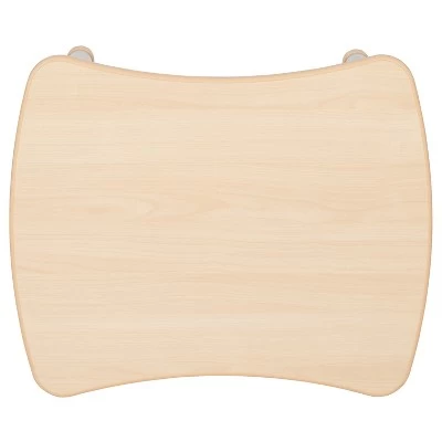 Emma And Oliver 21.875"W X 26.625"L Rectangular Plastic Height Adjustable Activity Table Set With 4 Chairs 4 Emma And Oliver 21.875"W X 26.625"L Rectangular Plastic Height Adjustable Activity Table Set With 4 Chairs - Image 4