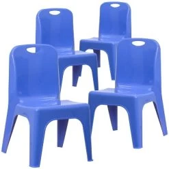 Flash Furniture 4 Pack Plastic Stackable School Chair With Carrying Handle And 11'' Seat Height -Professional Childrens Furniture Store GUEST 1fcc188f 34a6 4d4a a9ce d3cb3924774f