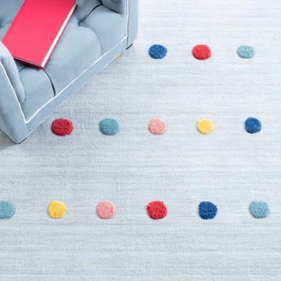 Safavieh Kids SFK803 Hand Loomed Area Rug - Safavieh 5 Safavieh Kids SFK803 Hand Loomed Area Rug - Safavieh - Image 5