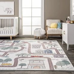 NuLOOM Chalea Kids Town Machine Washable Area Rug 17 NuLOOM Chalea Kids Town Machine Washable Area Rug -Professional Childrens Furniture Store GUEST 2056df23 d04b 41ea a1cb ad8fec5b1072