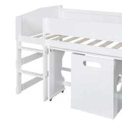 Low Study Loft Bed With Rolling Portable Desk And Chair - ModernLuxe -Professional Childrens Furniture Store GUEST 20c440a0 775d 4d2e bcf6 70b315a43179