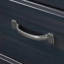 Twin Asten Mates Bed With 3 Drawers Blueberry - South Shore