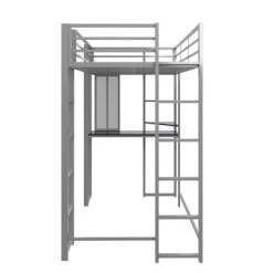 Twin Adele Loft Bed With Desk Silver - Room & Joy -Professional Childrens Furniture Store GUEST 25306ed4 50ad 45ec b417 86ced7dd37b6